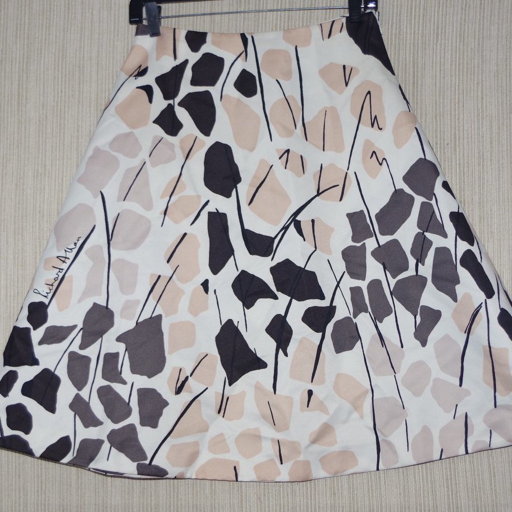 RICHARD ALLAN x H&M. Flared Multi color  knee-length  A Line skirt Size:6